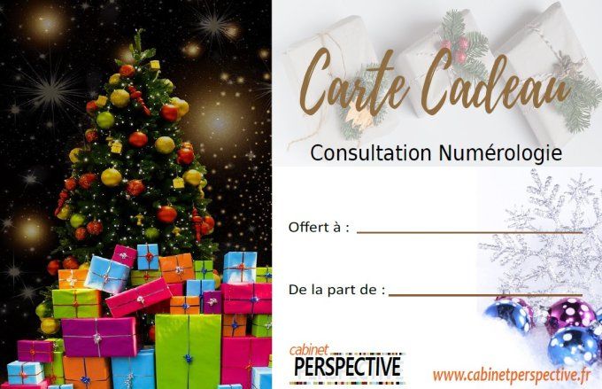 Carte Cadeau Consultation Numérologie